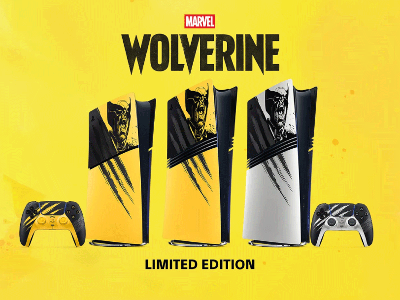 Marvel’s Wolverine estrena una PS5 y accesorios inspirados en su traje.