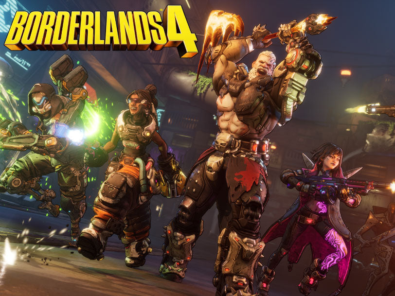 La escopeta morada que destruye jefes en un disparo.