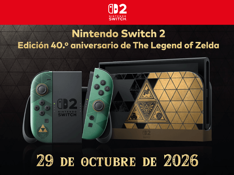 Nintendo lanza la Switch 2 más épica para celebrar Zelda.