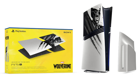 Cubiertas para consola PS5 Pro Marvel’s Wolverine Adamantium Edición Limitada