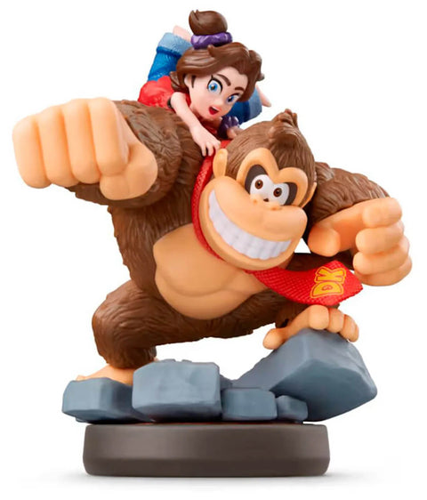 Amiibo Bananza Donkey Kong and Pauline Nintendo Switch 2