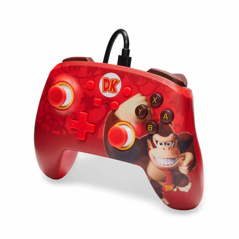 Control PowerA Alámbrico cable mejorado para Nintendo Switch - Donkey Kong Flex