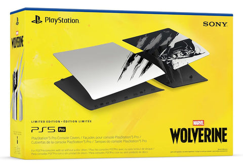 Cubiertas para consola PS5 Pro Marvel’s Wolverine Adamantium Edición Limitada