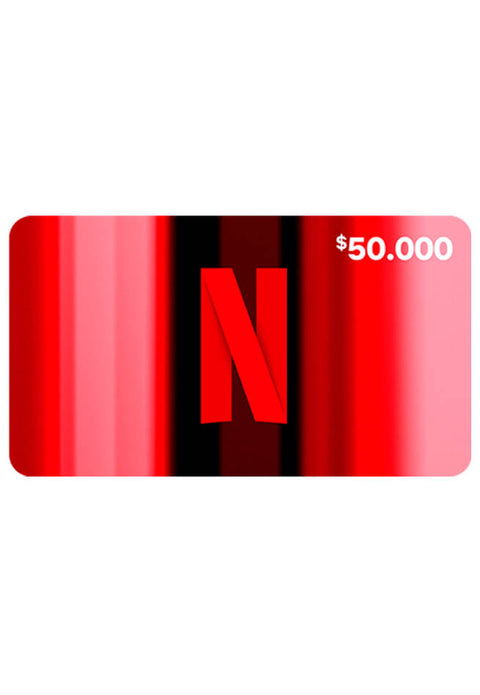Pin Virtual Netflix 50.000