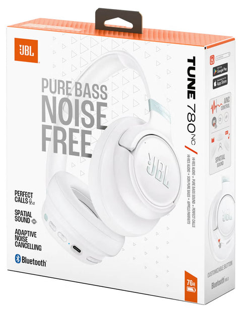 JBL Audifonos Tune 780NC (Bluetooth) Blanco