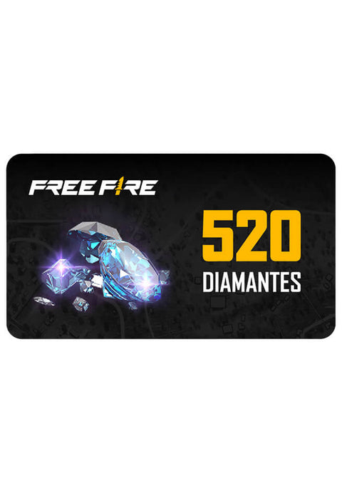 Tarjeta Garena Free Fire 520 Diamantes Garena Free Fire