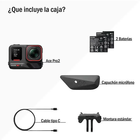 Cámara Insta360 Ace Pro 2 Dual Battery