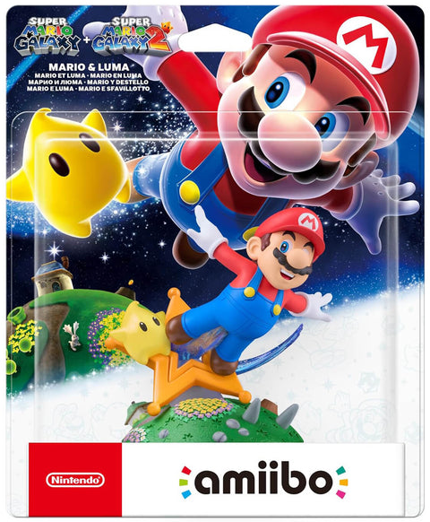 Amiibo Super Mario Galaxy + Super Mario Galaxy 2 Mario y Luma