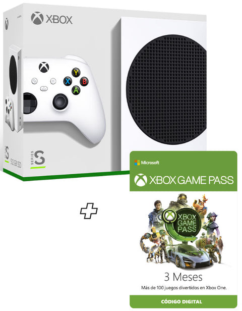 Combo Consola XBOX Series S + Game Pass 3 meses