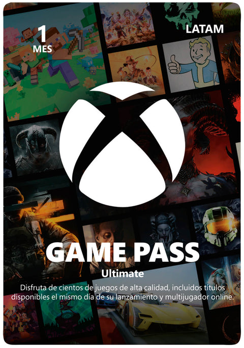 Tarjeta Xbox Game Pass Ultimate 1 mes