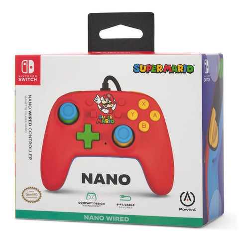 Control PowerA Nano para Nintendo Switch - Mario Medley