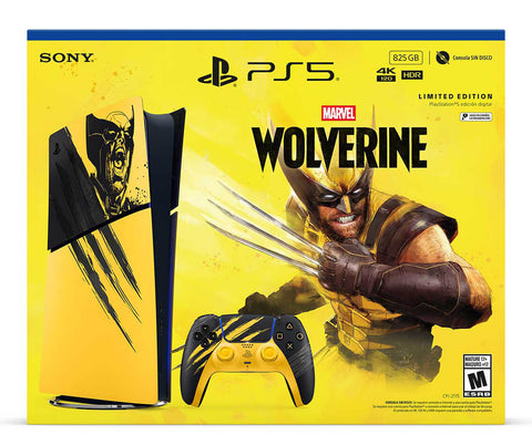 Consola PS5 Edición Digital Bundle Marvel’s Wolverine Battle Yellow Edición Limitada