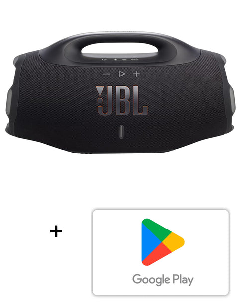 Combo JBL Boombox 4 Speaker Bluetooth Negro + Código de Google Play $40.000