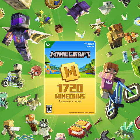 Pin Virtual Xbox Minecraft Minecoins 1720