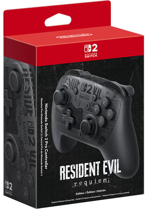 Control Pro Controller Nintendo Switch 2 Resident Evil Requiem Edition