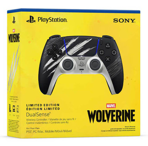 Control inalámbrico DualSense Marvel’s Wolverine Adamantium Edición Limitada