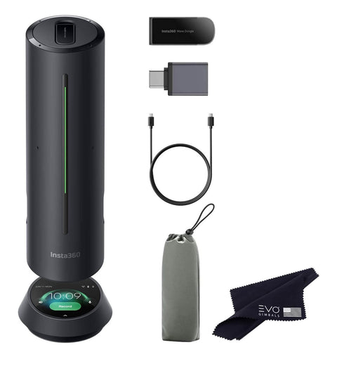 Altavoz profesional Insta360 Wave Graphite Black con IA