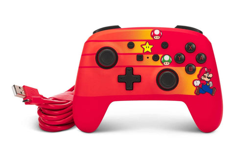 Control PowerA Alámbrico cable mejorado para Nintendo Switch - Speedster Mario