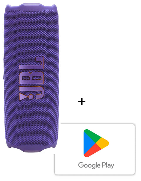 Combo JBL Speaker Flip 7 Bluetooth Púrpura + Código de Google Play $20.000