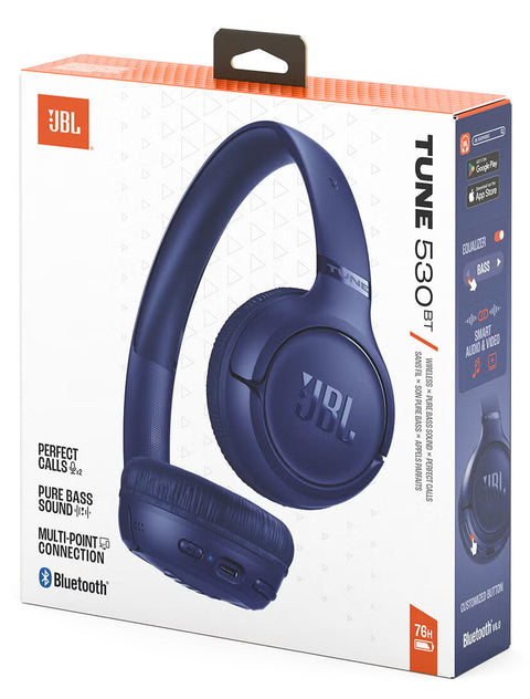 JBL Audifonos Tune 530BT (Bluetooth) Azul
