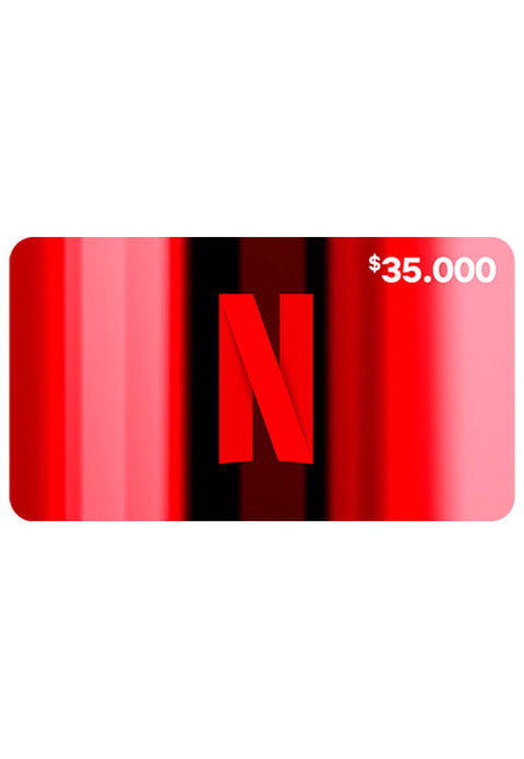 Pin Virtual Netflix 35.000 Netflix