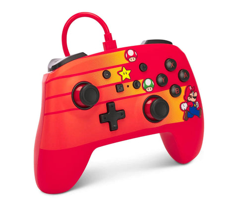 Control PowerA Alámbrico cable mejorado para Nintendo Switch - Speedster Mario