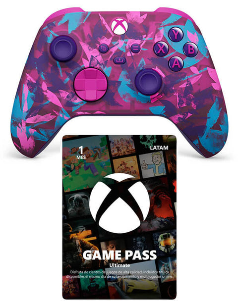 Combo XBOX, Control XBOX Heart Breaker Edición Especial + Game Pass Ultimate 1 mes