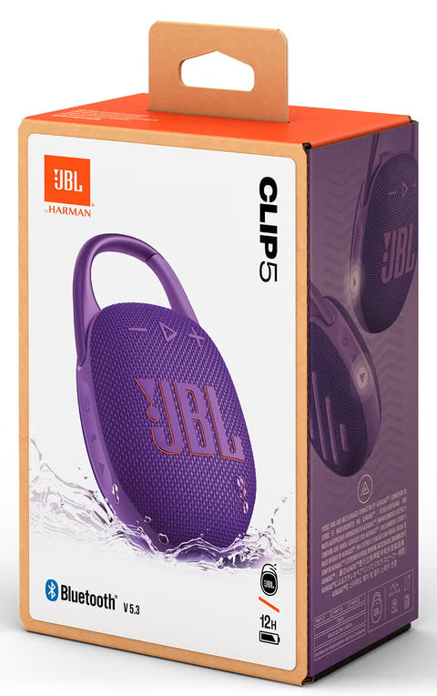 JBL Parlante Portatil Clip 5 Bluetooth Púrpura