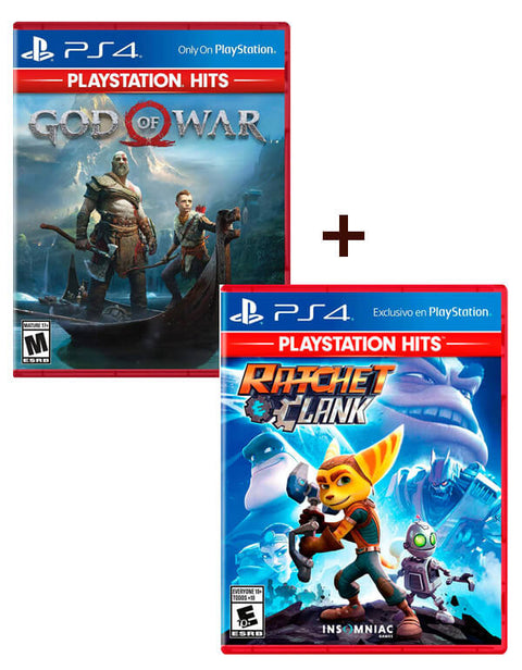 Combo God of War Hits + Ratchet y Clank Hits