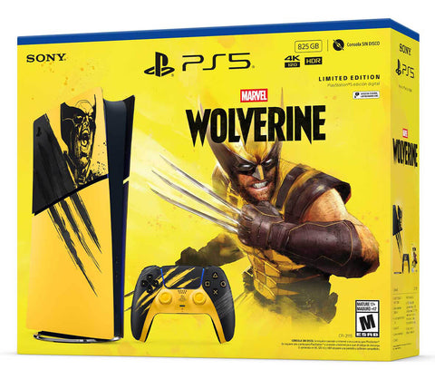 Consola PS5 Edición Digital Bundle Marvel’s Wolverine Battle Yellow Edición Limitada