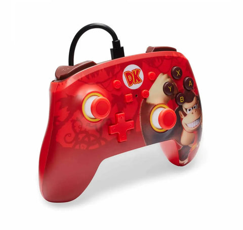 Control PowerA Alámbrico cable mejorado para Nintendo Switch - Donkey Kong Flex