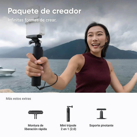 Cámara Insta360 Go Ultra Creador Bundle Black