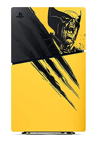 Cubiertas para consola PS5 Pro Marvel’s Wolverine Battle Yellow Edición Limitada