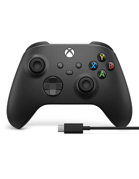 Control Inalámbrico XBOX + Cable USB-C Negro