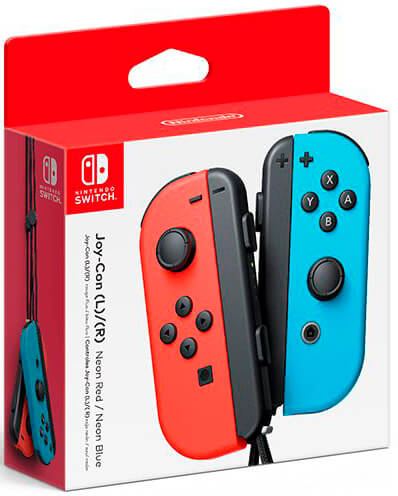 Control Joy-Con (L-R) Azul y Rojo Neón