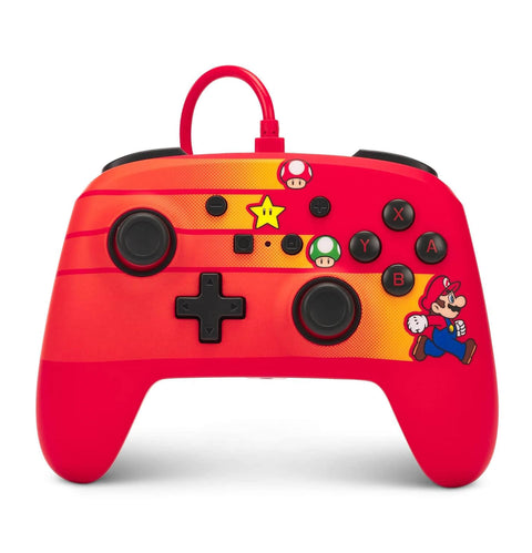 Control PowerA Alámbrico cable mejorado para Nintendo Switch - Speedster Mario