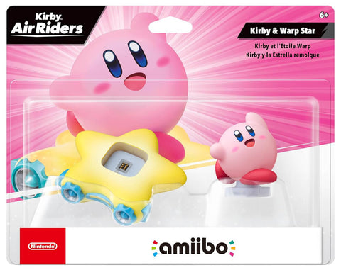 Amiibo Kirby Air Riders Kirby & Warp Star