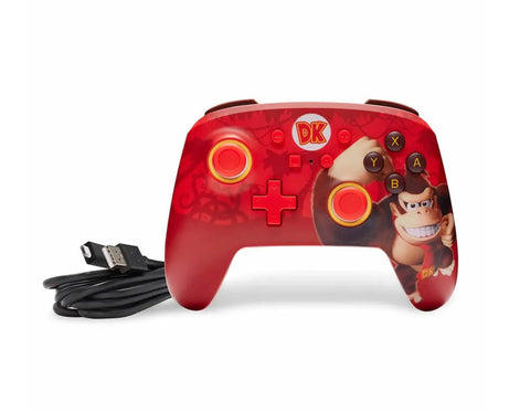 Control PowerA Alámbrico cable mejorado para Nintendo Switch - Donkey Kong Flex