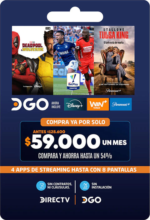 DirectTV GO 59.000