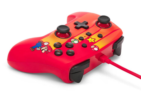 Control PowerA Alámbrico cable mejorado para Nintendo Switch - Speedster Mario