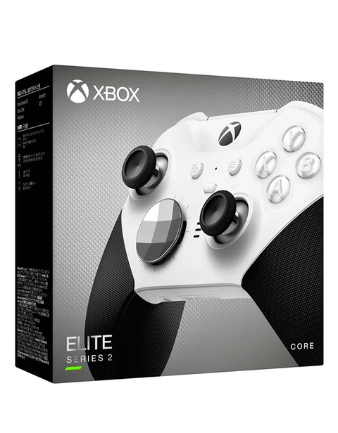 Control XBOX Elite Series 2 Core Blanco y Negro