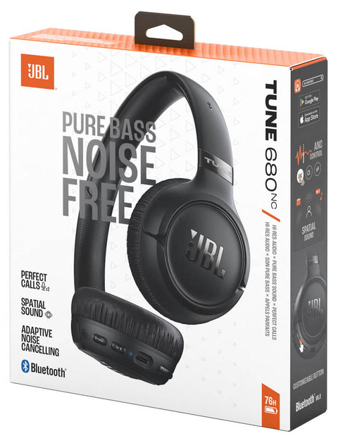 JBL Audifonos Tune 680NC (Bluetooth) Negro