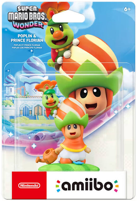 Ammibo Super Mario Bros Wonder Poplin con príncipe Florian