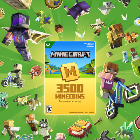 Pin Virtual Xbox Minecraft Minecoins 3500