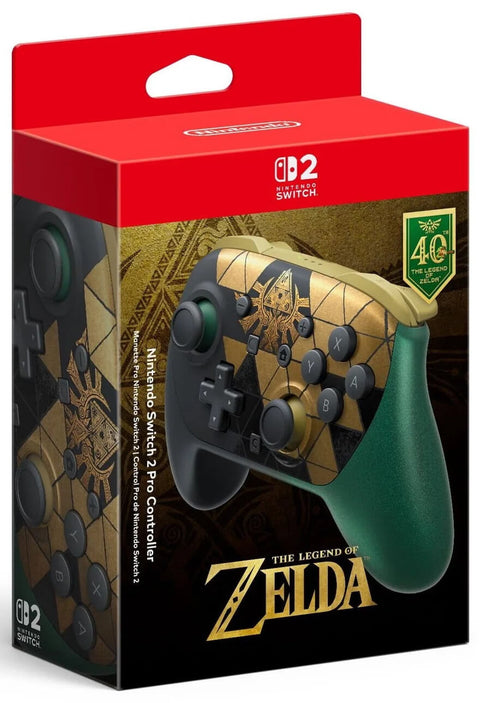 Control Pro Controller Nintendo Switch 2 The Legend of Zelda – 40th Anniversary Edition