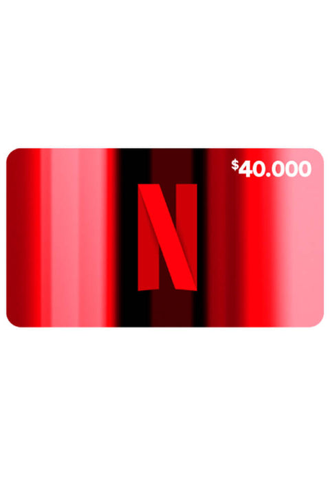 Pin Virtual Netflix 40.000