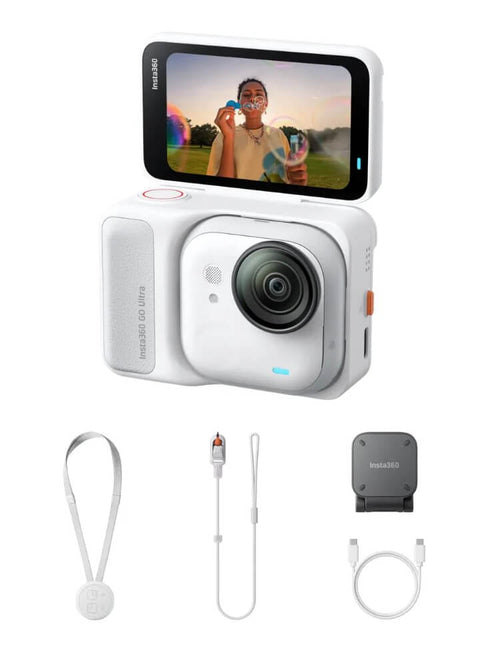 Cámara Insta360 Go Ultra Standard Bundle Arctic White