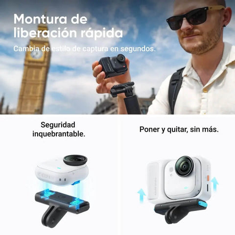 Cámara Insta360 Go Ultra Creador Bundle Black