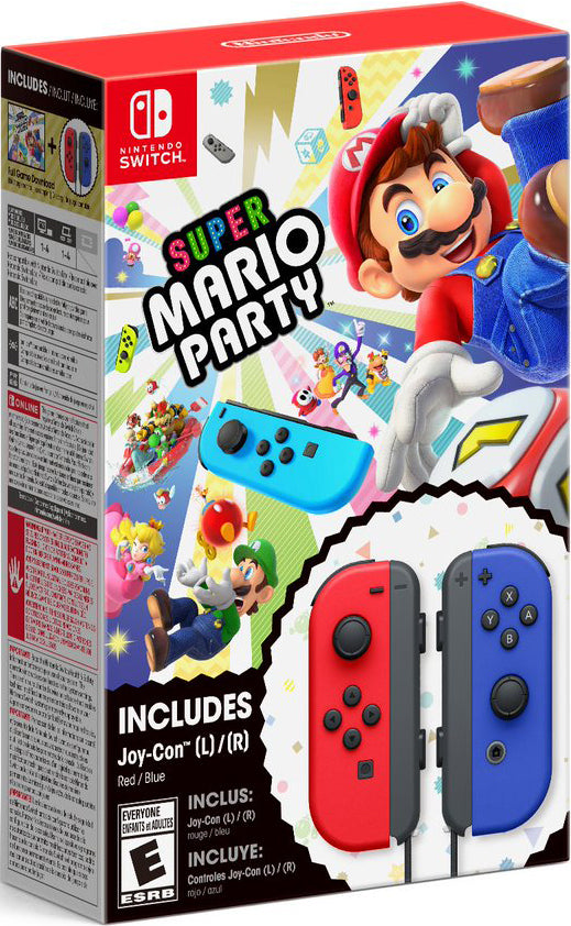 Joy-Con (L-R) Azul y Rojo Neón Super Mario Party (Juego Digital)– Dprimero