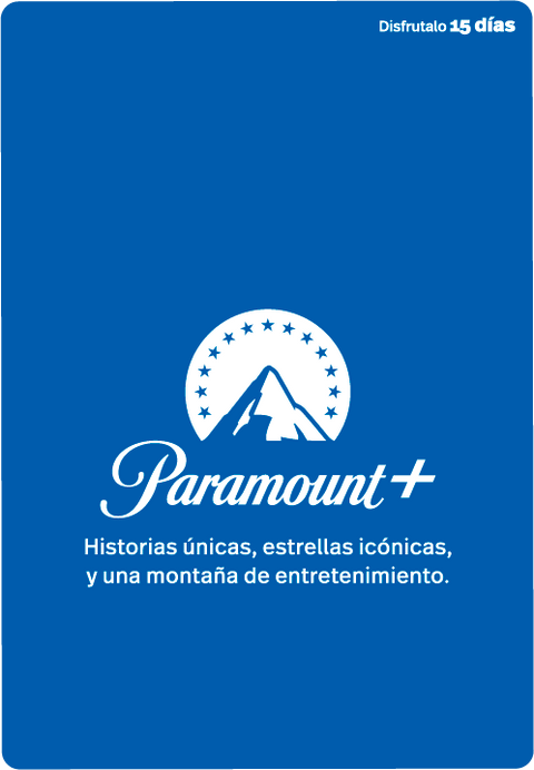 Tarjeta Paramount 15 días
